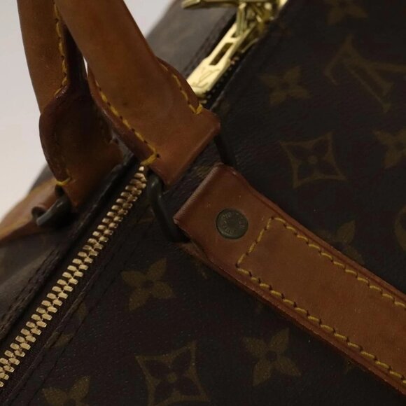 LOUIS VUITTON Monogram Keepall 60 Boston Bag M41422 LV Auth 133562 - Picture 13 of 16